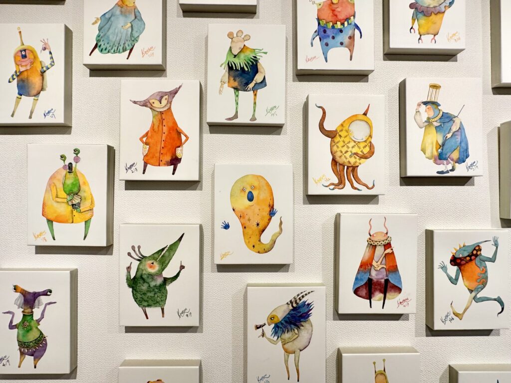 正式な作品名と、描かれている場面の短い説明